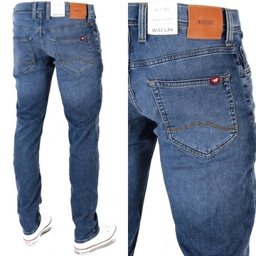 MUSTANG OREGON TAPERED K SLIM SPODNIE JEANS _ W34 L30