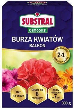 Nawóz do kwiatów balkonowych BURZA KWIATÓW 300 g