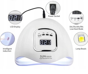Лампа для ногтей SUN X5 MAX 80 Вт