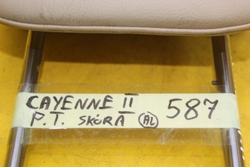 PODHLAVNÍK SEDADLA PRAVÝ ZADNÍ KŮŽE PORSCHE CAYENNE II
