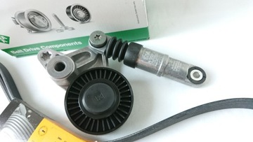 НАТЯЖИТЕЛЬ INA + РЕМЕНЬ CONTI 6PK2498 + РОЛИКИ AUDI VW 2.7 TDI 3.0 TDI