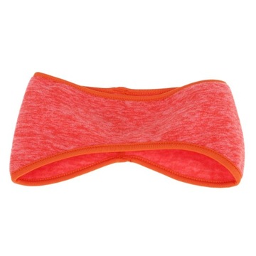 Zimowy ocieplacz na uszy unisex, opaska na głowę, pomarańczowa