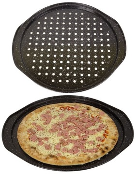 BLACHA FORMA TACA DO PIECZENIA PIZZY METALOWA 35cm