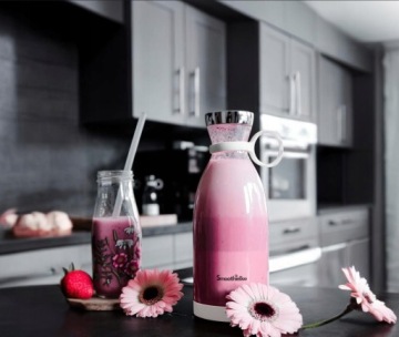 Беспроводной блендер для чашек со SmoothieBoo + зарядная станция для электронных книг