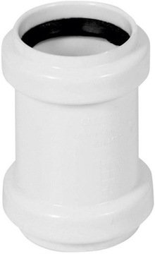 Złączka nasuwna fi 32 mm biała