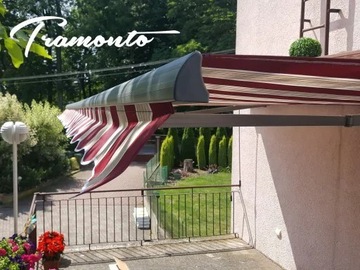 Тент электрический 250х200 Бордовый-Бежевый PREM