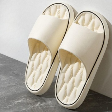 KLAPKI DAMSKIE LEKKIE PIANKOWE BASENOWE BUTY PLAŻOWE NA PLAŻĘ BASEN 40/41