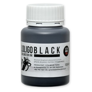 Atrament Loligo - 100 ml - SUBLIMACJA BLACK