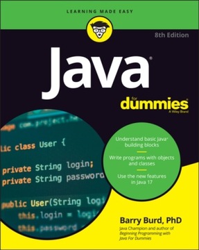 Java For Dummies, 8th Edition B BURD