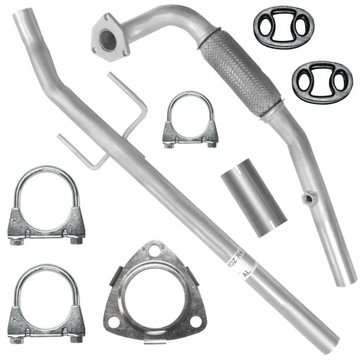 Rura kolektorowa Opel Vectra C 1.6 1.8 OBEJMY