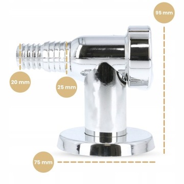 СИФОН ДЛЯ СТИРАЛЬНОЙ МАШИНЫ, НАВЕРХНОСТНЫЙ, ХРОМИРОВАННЫЙ, 32мм, СЛИВ, ХРОМ, СТИРАЛЬНЫЕ МАШИНЫ ПОСУДОМОЕЧНЫЕ МАШИНЫ