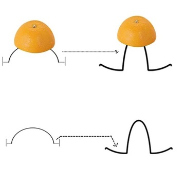 Ручная соковыжималка для фруктов 400 мл, нержавеющая сталь