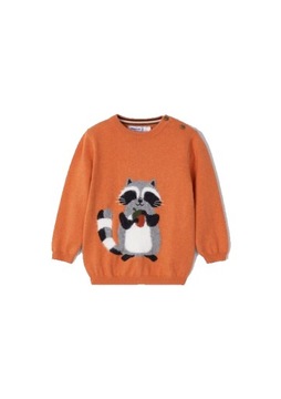 Sweter chłopięcy Mayoral 2305 pomarańczowy r.80