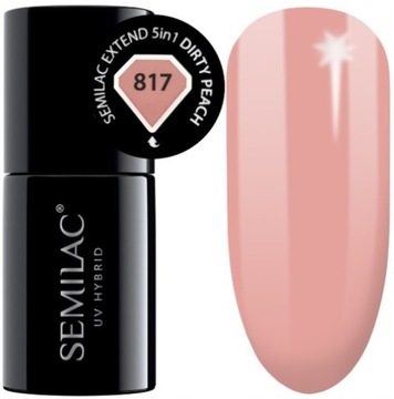 Semilac Extend 817 5in1 Dirty Peach 7ml