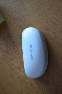 etui na okulary / pokrowiec biały YSL