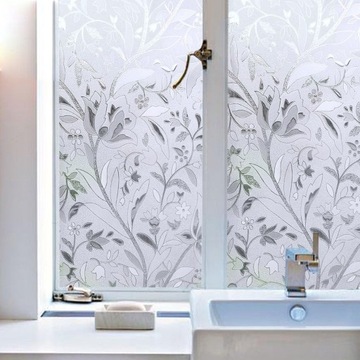 3D ОКОННАЯ ФОЛЬГА САМОКЛЕЯЩАЯСЯ ШПОН 90*200СМ ДЛЯ ДЕКОРАТИВНОГО СТЕКЛА