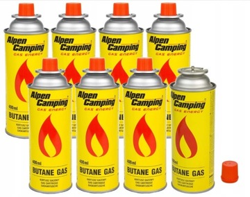 NABÓJ GAZOWY KARTUSZ GAZ 400ml - 8 SZTUK !!! PROMO