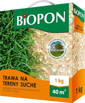TRAWA na TERENY SUCHE Biopon 1kg