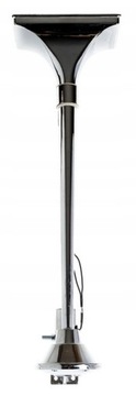SYGNAŁ PNEUMATYCZNY 64CM TRĄBKA FANFARA 12V/24V PROSTOKĄTNY CHROMOWANY TIR