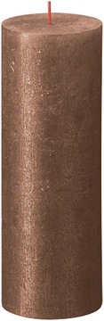 Bolsius Świeca Rustic SHIMMER 190/68 MIEDZIANY