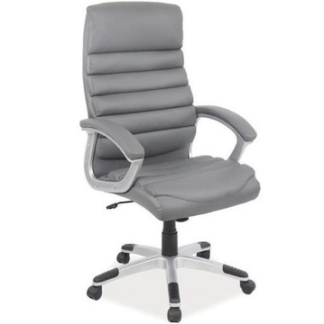 Fotel Obrotowy Q-087 Szary Biuro Pracownia