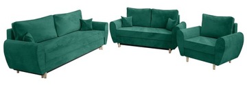 Zestaw wypoczynkowy Max 3+2+1 Kanapa, Sofa, Fotel