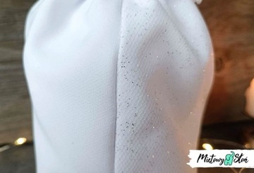 Причастие ~ Мешочек/мешочек для причастия ~ серебряный блеск