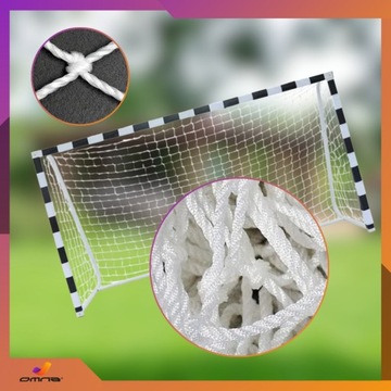 Усиленная сверхпрочная металлическая сетка для футбольных ворот 300x200x90 см
