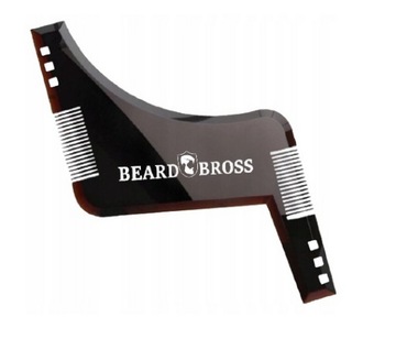 Набор для бритья бороды, косметика By My Beard Razor, трафарет, ножницы, футляр