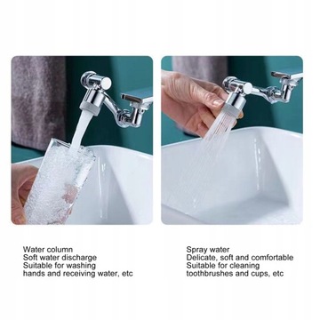 Ramię przedłużacz do kranu 1080 stopni obracanie