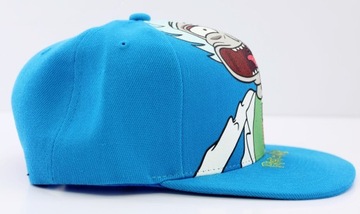 Czapka z prostym daszkiem męska Rick and Morty SNAPBACK 56-60cm niebieska