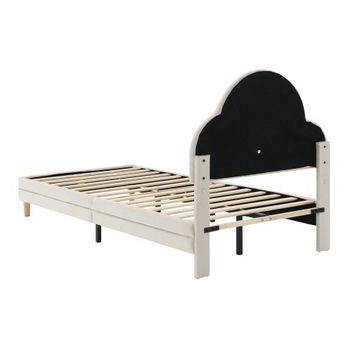 Детская кровать мягкая со светодиодной лентой 90х200см.