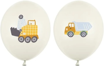 BALONY KOPARKA WYWROTKA SAMOCHODY BUDOWLANE 5szt