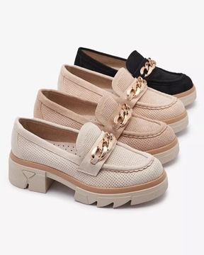 СВЕТЛО-КОРИЧНЕВЫЕ ЖЕНСКИЕ МОКАСИНЫ ZAFFIX 40