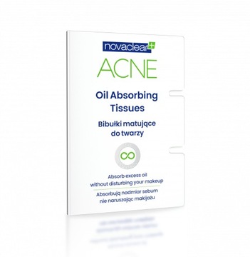 ACNE OIL ABSORBING BIBUŁKI MATUJĄCE doTWARZY 50szt