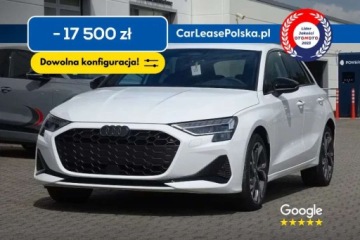 Audi A3 8Y Sportback Facelifting 1.5 30 TFSI 116KM 2026 Audi A3 Sportback NOWA A3 Kamera cofania CarPlay Podgrzewane fotele Am