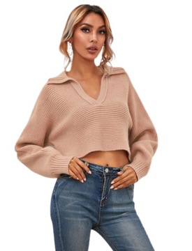 SHEIN SWETER DAMSKI Z DŁUGIM RĘKAWEM 40/42 VUF