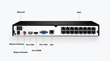 16-канальный IP-рекордер Reolink с диском POE емкостью 4 ТБ