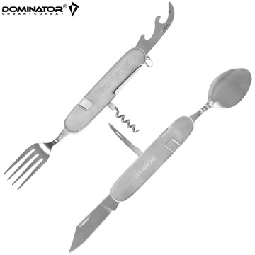 Карманный нож Tourist Essentials DOMINATOR 6in1, столовые приборы, нож, ложка, вилка