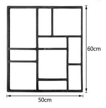 Брусчатка Marplast прямоугольная форма 60 x 50см.