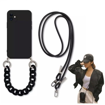 Crossbody 2w1 etui łańcuch do iPhone 11 Pro