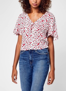 TOMMY HILFIGER JEANS TJW Printed Knot Top bluzka S