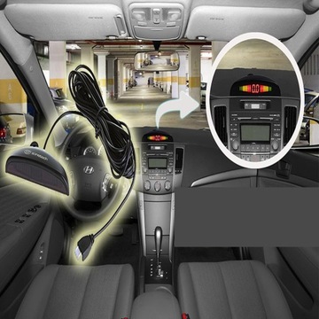 4X ДАТЧИКИ ПАРКОВКИ ЗАДНЕГО РАБОТЫ, КОМПЛЕКТ ДИСПЛЕЯ ПЕРЕДНИЙ ЗАДНИЙ, СЕРЕБРЯНЫЙ