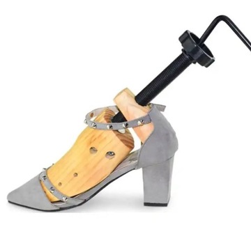 ДЕРЕВЯННЫЕ БОТИНКИ ДЛЯ РАСТЯЖКИ, РЕГУЛИРУЕМЫЕ 36-46 ПАР, 2 ШТ.