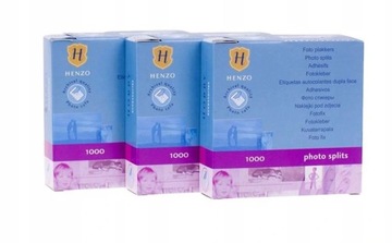 przylepce henzo 3x1000 szt zdjęć analog podklejki