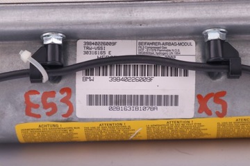 BMW E53 X5 ULOŽENÍ VZDUCHOVÁ AIRBAG DESKY ROZDĚLOVACÍ SPOLUJEZDCE 8402260