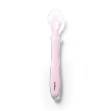 BABYONO Еластична силіконова ложечка 785/03 рожевий
