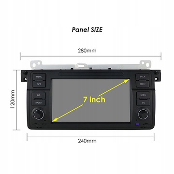 РАДИОНАВИГАЦИЯ BMW 3 E46 ANDROID 10 BT WiFi GPS