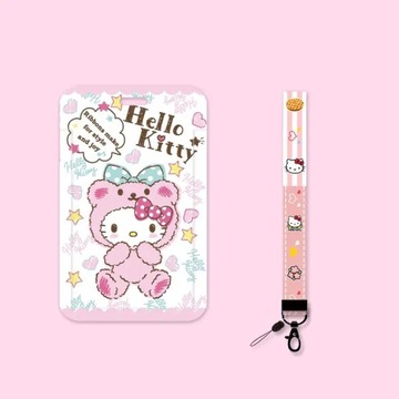 Sanrio Cute Girl Heart Card Holder Set Hello Kitty Doctor and Nurse ID