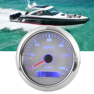 GPS-СПИДОМЕТР 85 ММ 120 КМ/Ч ДЛЯ МОРСКИХ И НАЗЕМНЫХ СРЕДСТВ